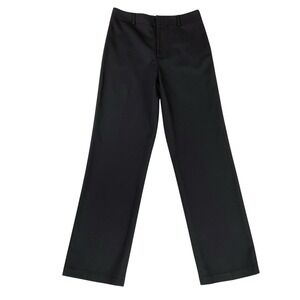 Old Navy Pants Women 4 (ACTUAL 27x29.5) Black Straight Career Y2K High Rise